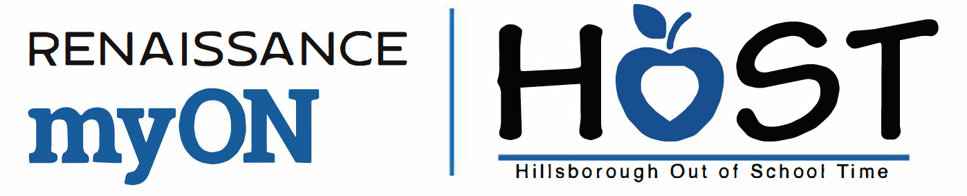HOST and myON logos