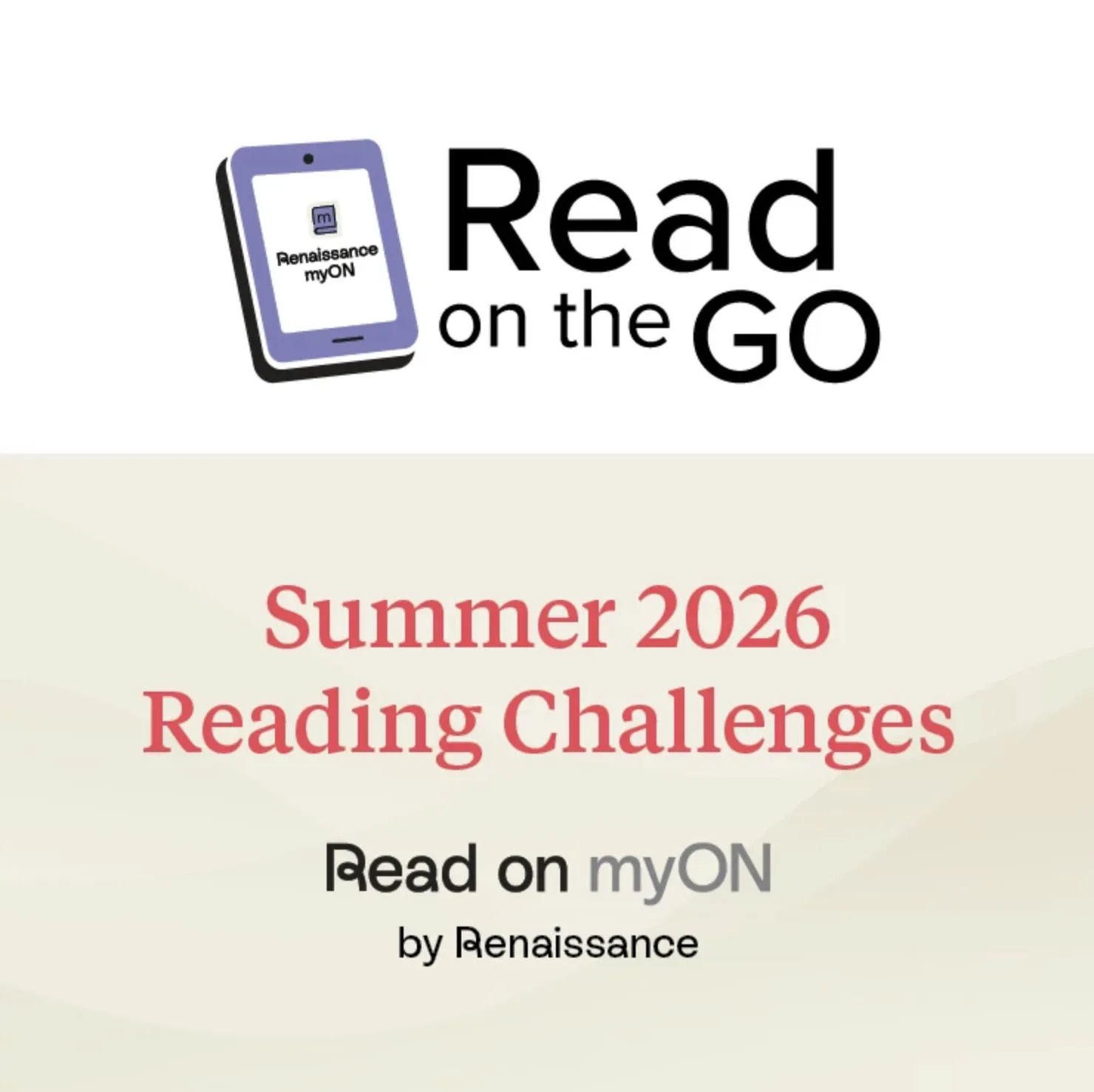 Read on the Go challenge graphic