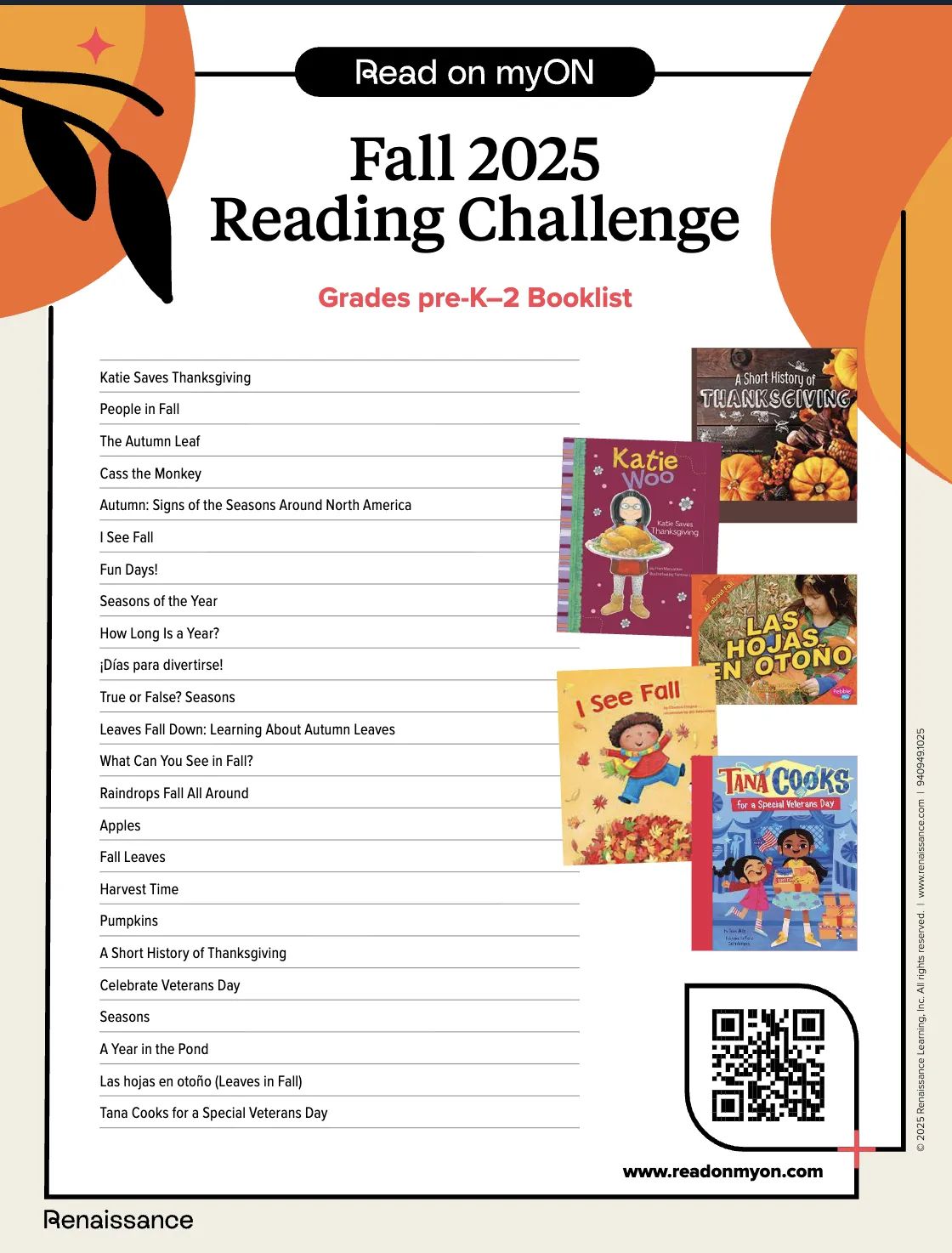 Fall Reading Book Lists 