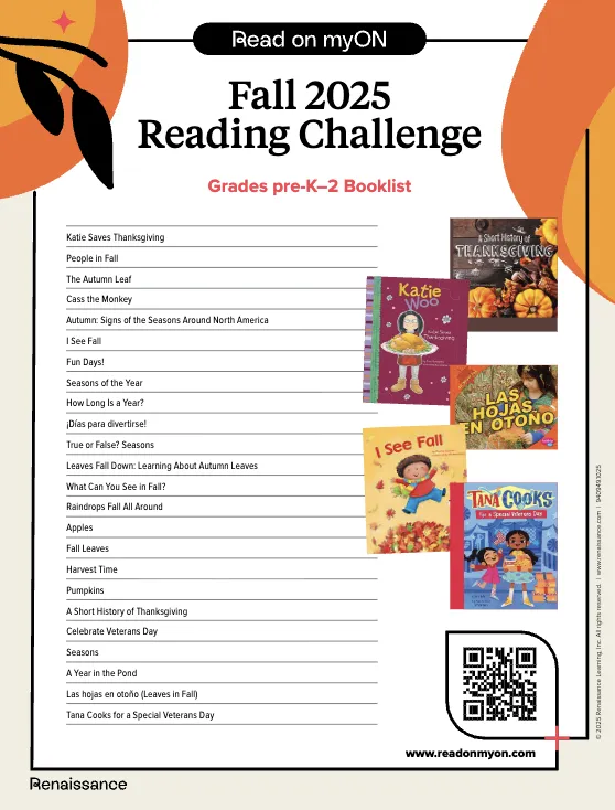 Fall Reading Book Lists